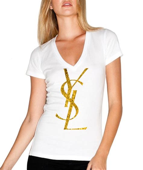 ysl v neck shirt|ysl t shirt women.